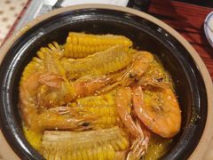 咸蛋黄跳水虾-沙胆彪炭炉牛杂煲(上海日月光广场店)