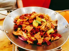 干锅鹅肠-湘缘道客•湘缘饭店·23年湘菜馆(古墩路店)