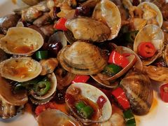 辣炒蛏子-宝轩渔府·老字号海鲜·正宗津菜(水上店)
