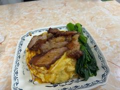 碳火叉烧滑蛋饭-渔记茶餐厅(渔村店)