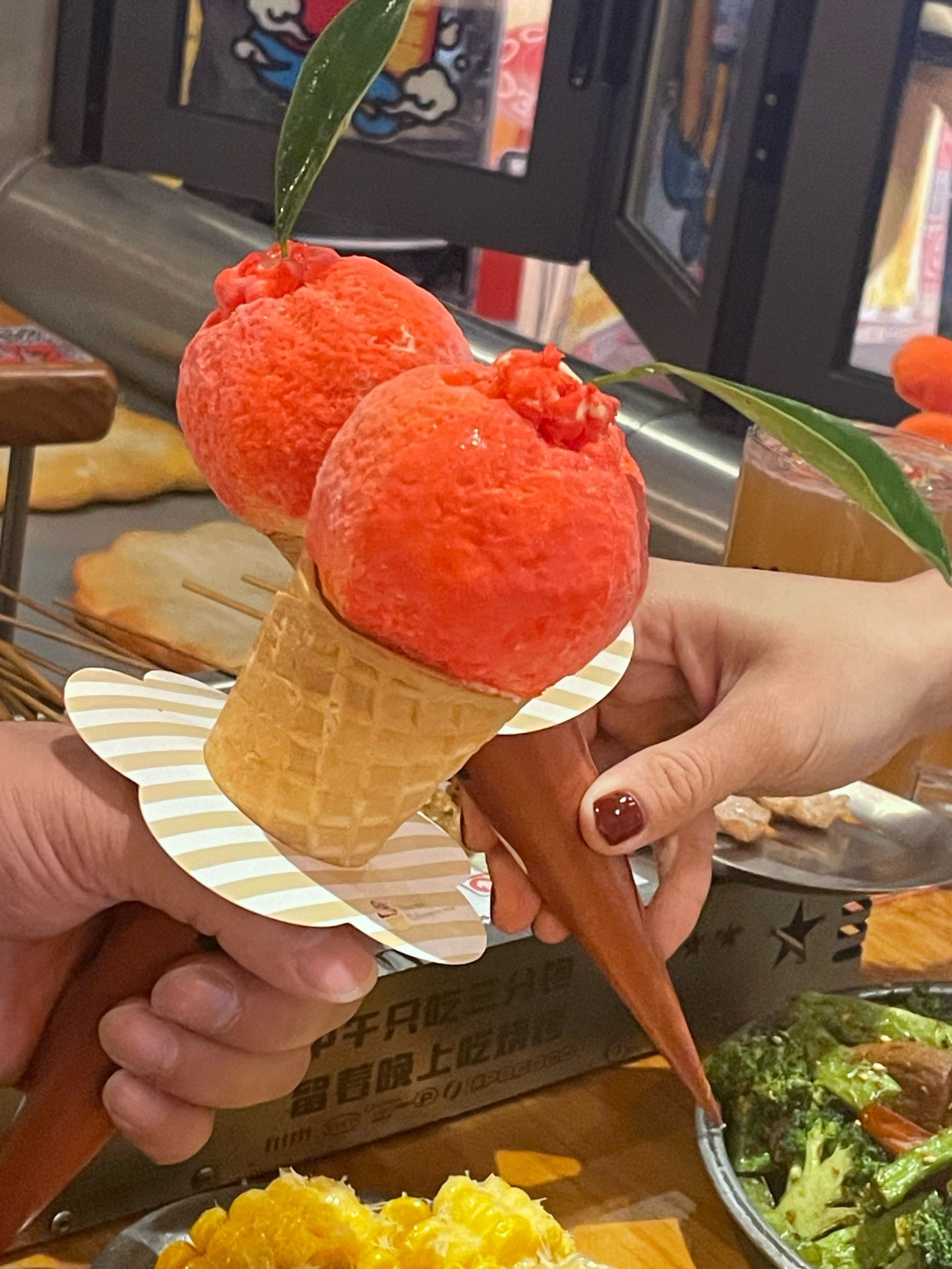 第一次吃这样的雪糕