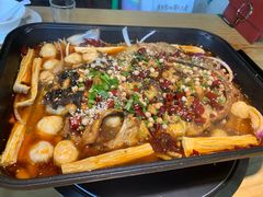 烤盘清江鱼香辣-小小河边鱼(天润城店)