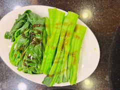 白灼蚝油碧绿鲜芥兰-丽的面家(多宝路店)