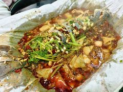 香辣纸包鱼-阿杰烧烤·西安传统烤肉店(天朗御湖店)