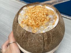 -椰爺爺·椰子冻砵仔糕