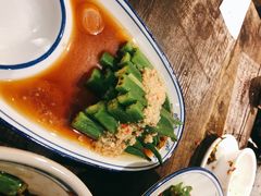 蒜蓉秋葵-二厨·吊桥小院·脆皮烧鸡公·本地农家菜(沿江西路店)