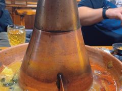 -果松木炭酸菜铜火锅·外婆参鸡汤