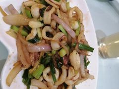 姜葱鱿鱼-覃记海鲜美食餐厅