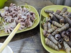 芥末白灼八爪鱼-贞姨美食·老字号海鲜大排档