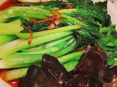 白灼菌菇菜心-新白鹿餐厅(虹桥南丰城店)