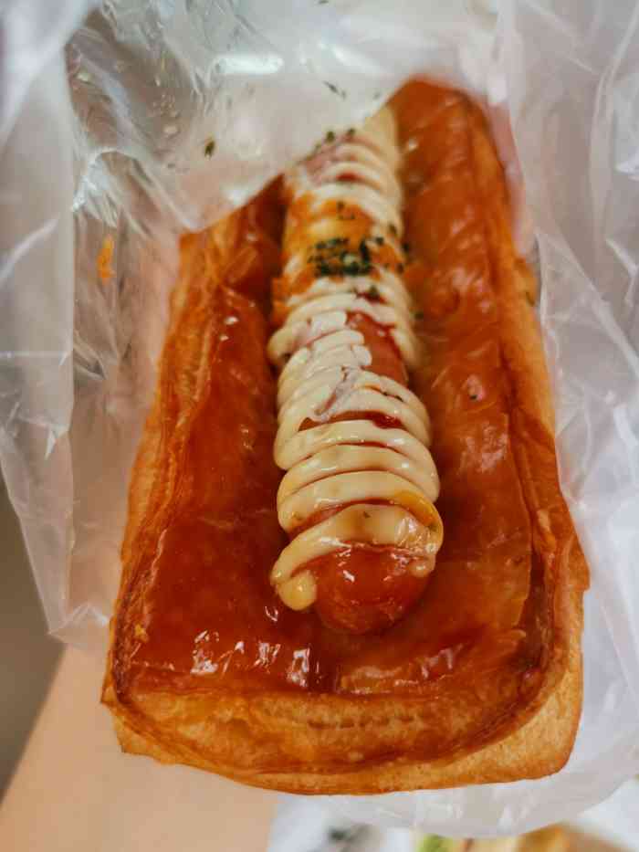 上学的时候刚吃85度c最喜欢的是大阪烧,现在依然是,鱼皮料很足.