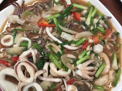 炒鱿鱼-班赞海鲜市场