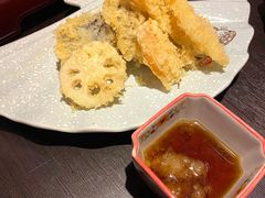 天妇罗拼盘-隐月· 㐂和食屋(芝罘万达公馆店)