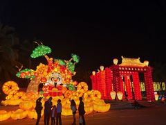 -欢乐海岸椰林沙滩-2025湾区超级灯会