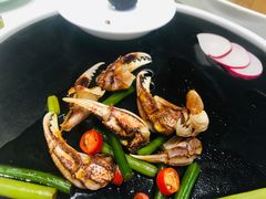 馋嘴蟹钳，火焰牛排，-智民小馆·佛跳墙(东岸国际店)