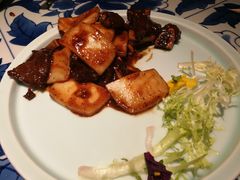 牛仔骨炒年糕-绿茶餐厅(布吉万象汇店)