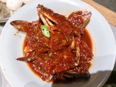 月梅酱辣蟹-草家酱蟹炭火烤肉店(珲春南路一店)