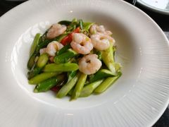 雪菜芦笋炒虾仁-小城故事·地道宁波味(月湖盛园店)