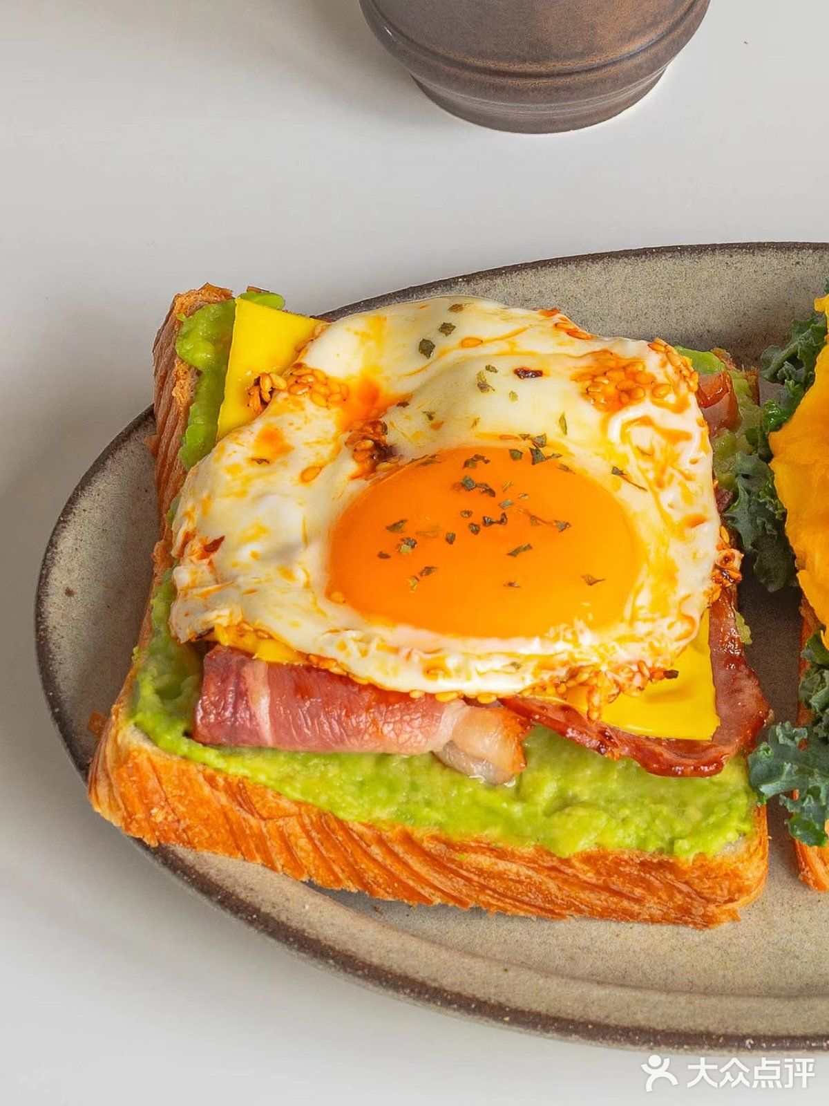 brunch🍴双拼开放式三明治&热拿铁