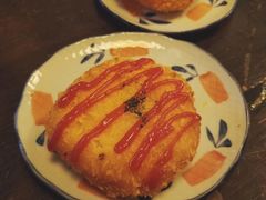 芝士炸土豆饼-金龙咖喱