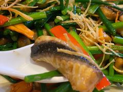 韭菜花炒顺德鳝柳-龙桥私厨·姜花菊花过桥鱼·顺德菜(容桂店)