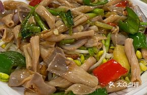 Black Bean Sauce Goose Intestine Heads