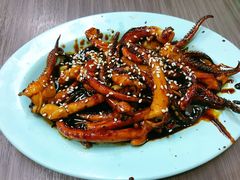 猪颈肉芝士捞公仔面-新记餐厅(香槟大厦店)