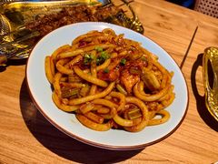 焉稽辣椒鸡肉炒米粉-胖老汉椒麻鸡清真新疆菜(西御街店)