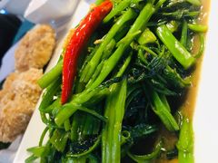 秘制虾酱炒空心菜-帕蓝·暹罗料理(曲阳店)