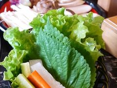 赠送的蔬菜篮-梦山水日本烧肉(五四广场店)