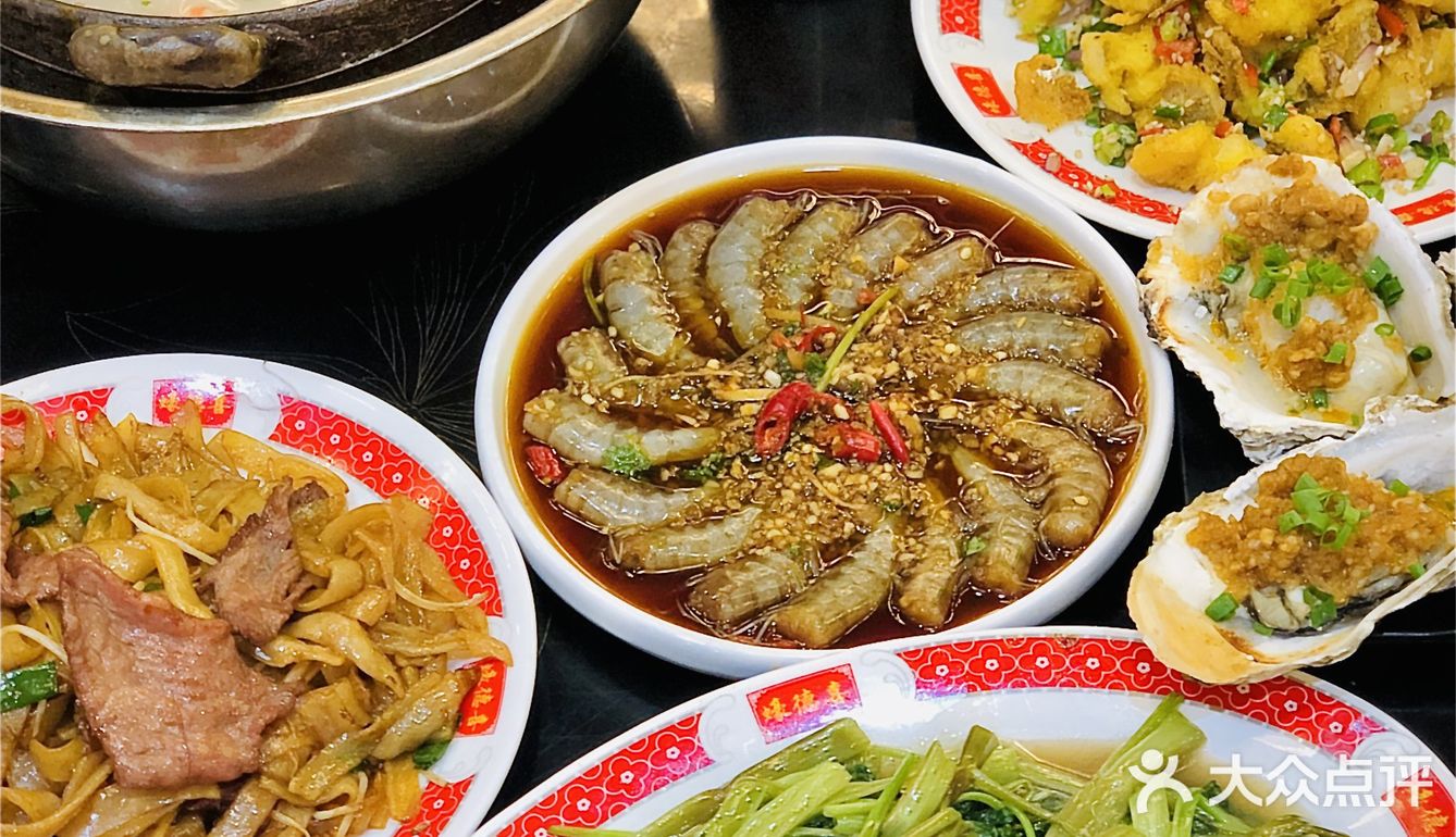 惊喜发现‼️兴盛路营业到天亮的砂锅粥烤蚝专门店