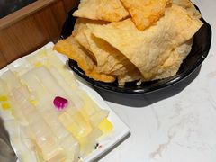 潮汕炸腐竹-牛村来人潮汕牛肉火锅(西单店)