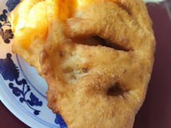 油饼-北京龙庆四季香农家饭庄·灶台鱼·碳烤虹鳟鱼(龙庆峡店)