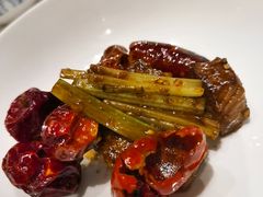 麻椒炒M9牛肉粒-Yan Ting 宴庭中餐厅(上海静安瑞吉酒店)