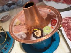景泰蓝紫铜小锅-涮福記·现切牛羊肉火锅(世纪汇店)