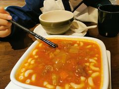 鲜茄牛腩粒汤通心粉-新旺茶餐厅(嘉里城店)