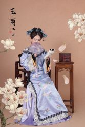 -后宫·古装汉服京剧儿童亲子全家福摄影