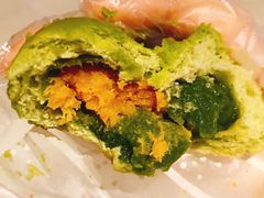 酥松青青团&芋泥流沙粉粉团-LELECHA乐乐茶(上海五角场万达广场店)