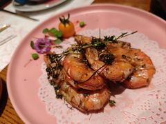 黑胡椒煎阿根廷大红虾-甜阿姨·天台花园私房菜(万松园店)