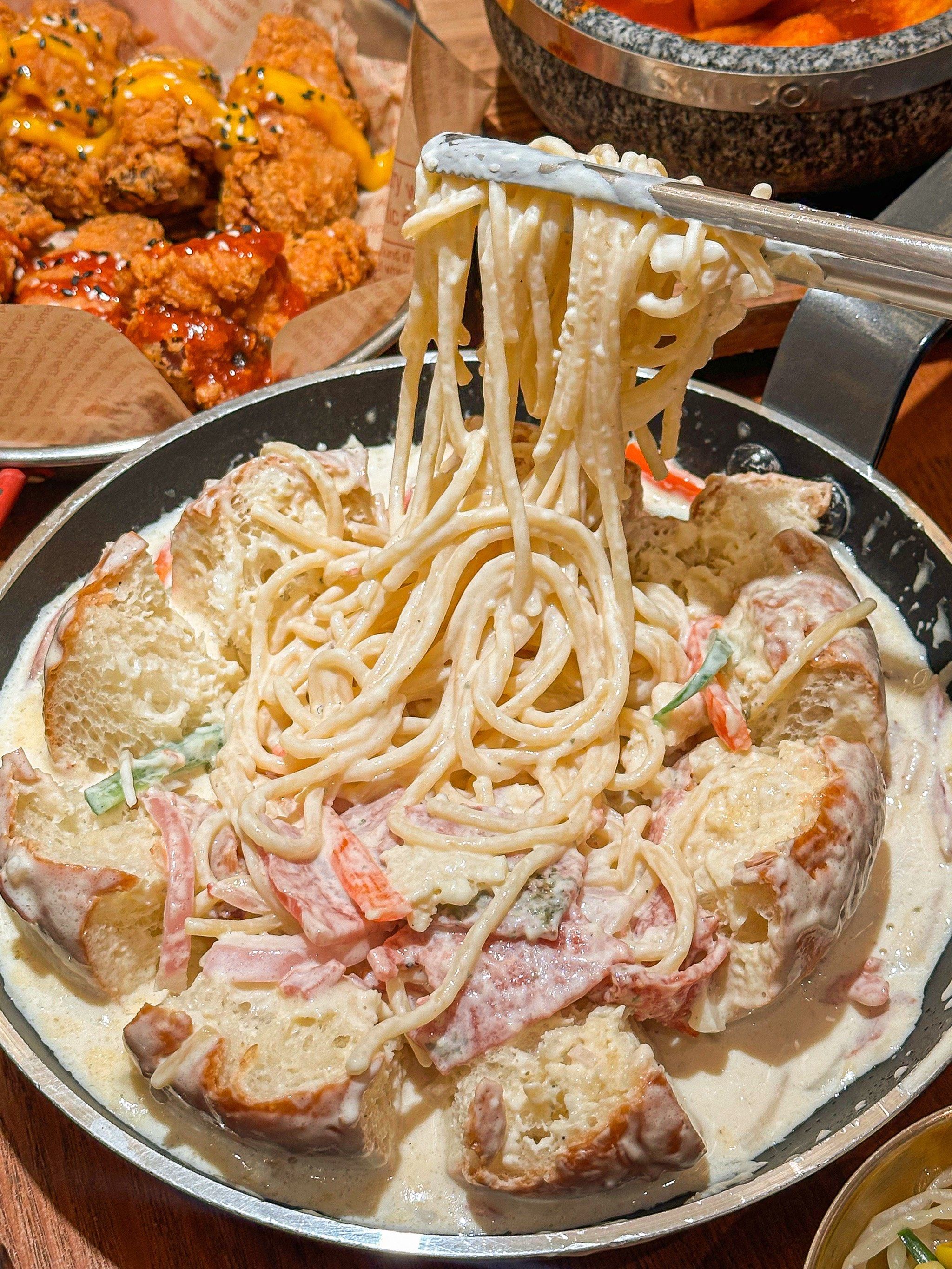 原来广州真的有!奶油面包意面好吃哭了!