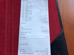 账单-纽约咖啡馆