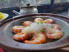 粉丝焗活虾-吕氏焗小鲜•花园餐厅(八大关店)