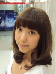 可爱版刘海+日式梨花-美秀造型