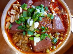 特色秘制红油血旺-谢老五跷脚牛肉·非遗传承店