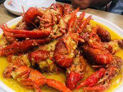 蒜泥小龙虾-宝记烧烤·碳锅羊肉·羊蝎子火锅·夜食社(文体路创始店)