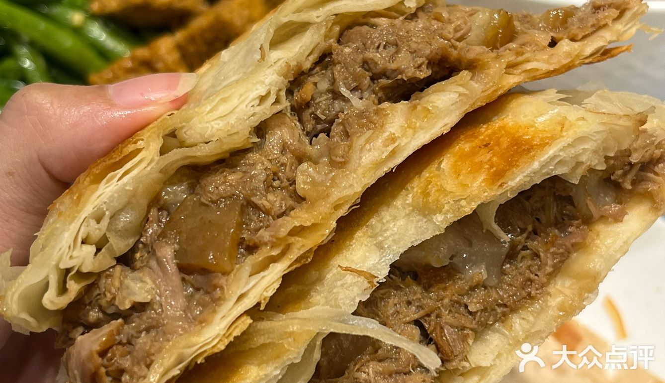 正宗到想喊孙坚来吃一下!!肉夹馍好香