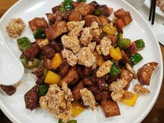 杏鲍菇炒牛肉粒-万年酒楼(越秀南路店)