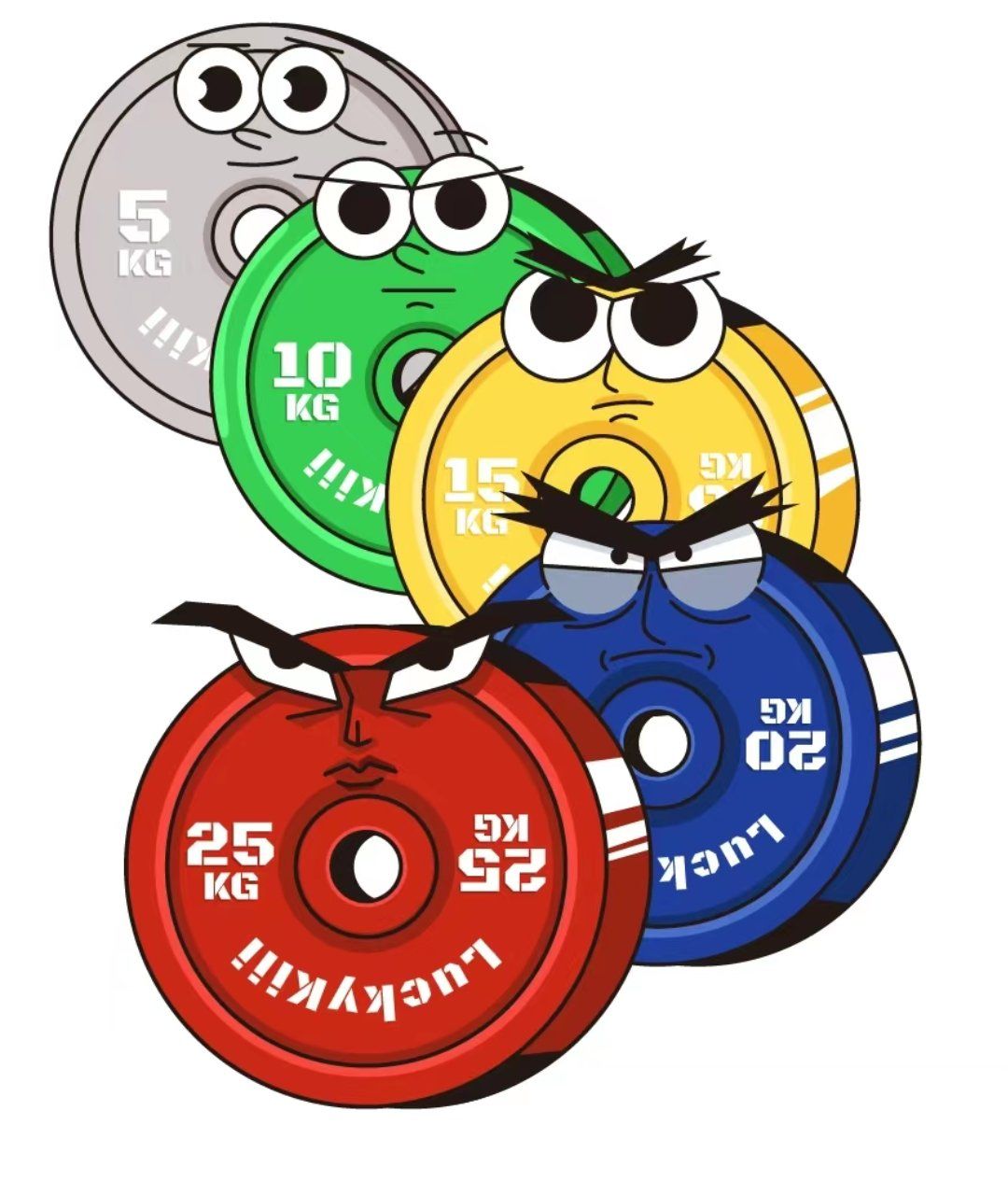 如果杠铃片会说话