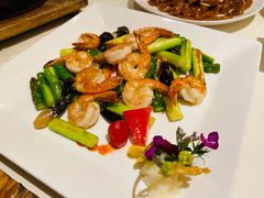 野菌炒凤尾虾-利苑酒家(合景国际金融广场店)