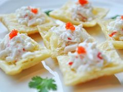 奶香酥盒雪花蟹肉&nbsp;wok-fried&nbsp;crab&nbsp;meat&nbsp;and&nbsp;roe&nbsp;with&nbsp;egg&nbsp;white&nbsp;and&nbsp;fresh&nbsp;milk-low-豫园万丽酒店-万丽轩中餐厅(河南南路店)